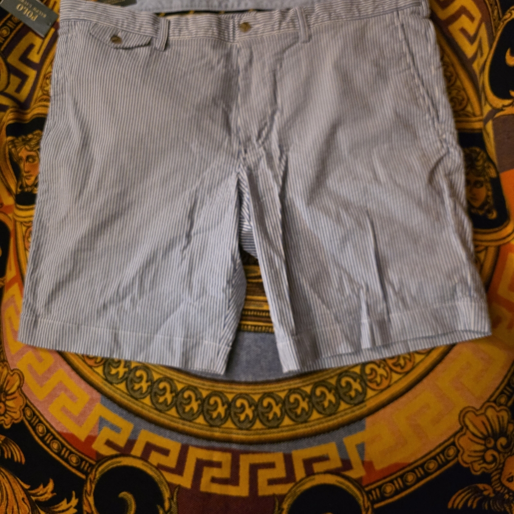 Polo Ralph Lauren Men's Blue Striped Shorts